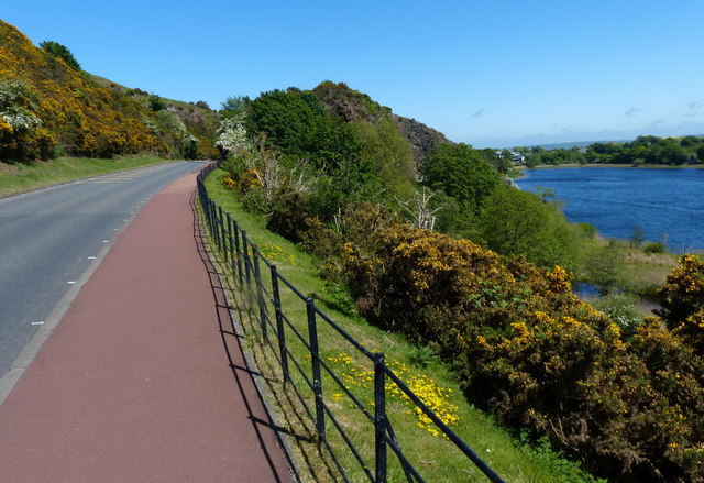 Path along Duddingston Low Road Mat Fascione Geograph Britain