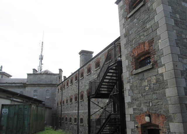 The east facing façade of the men's wing at Dundalk Gaol