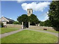 Green space in front of Holy Trinity church, Drybrook