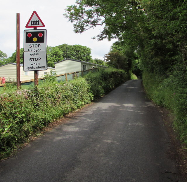 Warning Sign Level Crossing Ahead C Jaggery Geograph Britain And Ireland