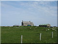 NF7861 : Farmhouse on Baleshare by M J Richardson