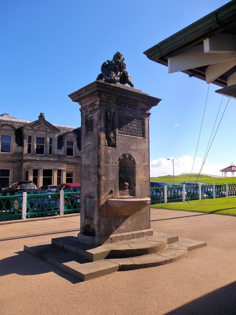 Memorial fountain to Baron Playfair