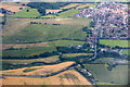 Penkford Bridge, Newton-le-Willows, from the air