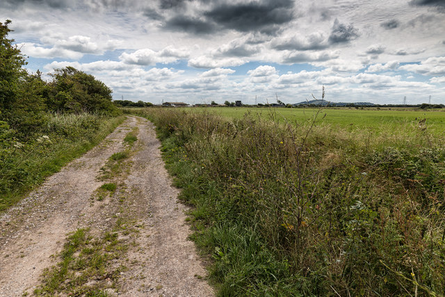 National Cycle Route 33 crosses Bleadon... © David P Howard cc-by-sa/2. ...