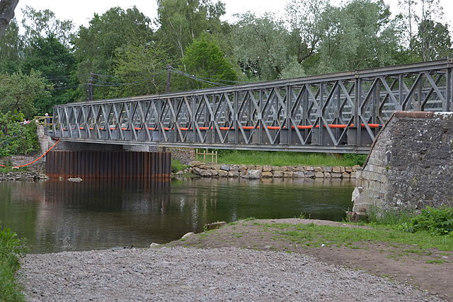 New Bailey Bridge Pooley Bridge C Nigel Brown Cc By Sa 2 0 Geograph Britain And Ireland