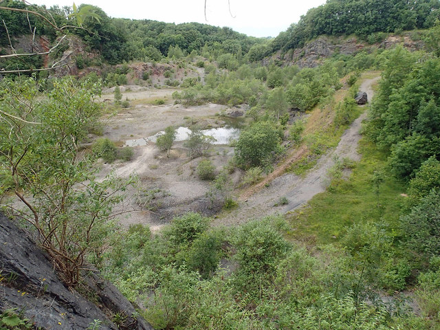 Fairy Cave Quarry from the South East