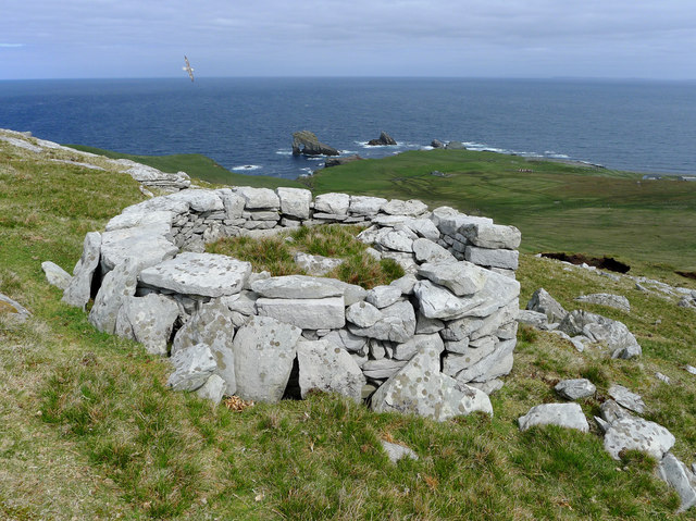 Planticrub above North Harrier, Foula © Julian Paren cc-by-sa/2.0 ...