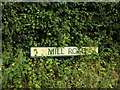 Mill Road sign