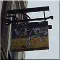 Sign for the Via Fossa, Nottingham