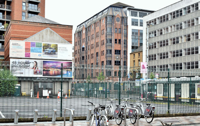 Chichester Street/Arthur Street development site, Belfast (July 2016)