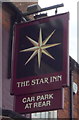 Sign for the Star Inn, Gotham