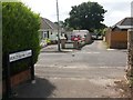 Ensbury Park: Furze Bank Lane crosses Nicholas Gardens