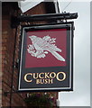 Sign for the Cuckoo Bush public house, Gotham