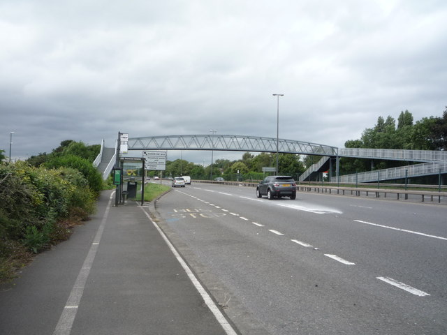 Cycle path beside Clifton Boulevard (A52)
