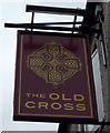 Sign for the Old Cross public house, Stapleford