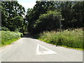 TL9580 : Knettishall Road, Knettishall by Geographer