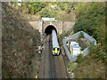 Train leaving Merstham Tunnel (Redhill Line)