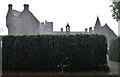 Ballindalloch Castle and Gardens: The castle during a torrential downpour