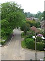 Cyclist heading north on Lymington Bottom Road