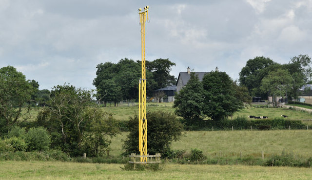 Landing lights, Belfast International (Aldergrove) Airport (July 2016)