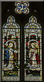 TF8044 : Stained glass window, St Mary's church, Burnham Deepdale by Julian P Guffogg