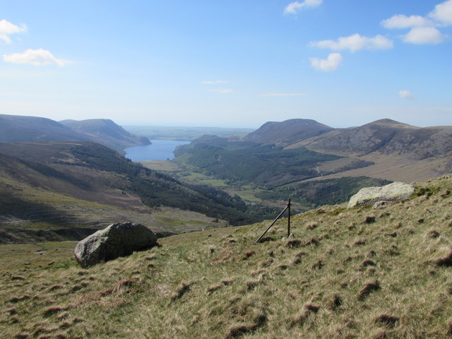 Ennerdale from the shoulder of White Pike