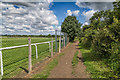 Footpath around the racecourse