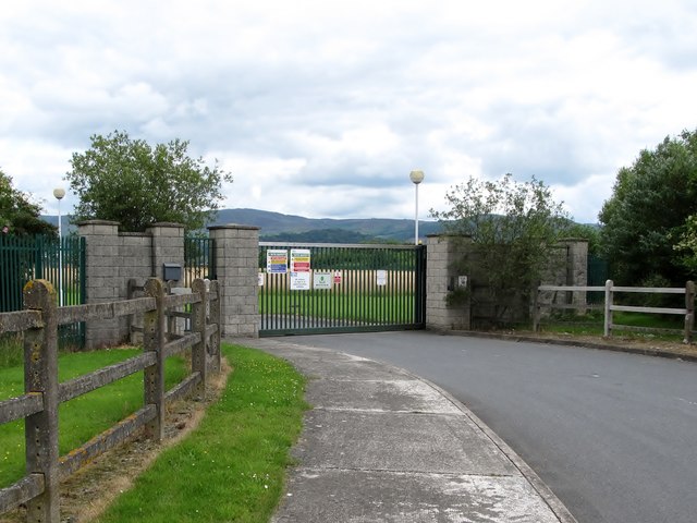 Entrance gate of the new Dundalk Waste Water Treatment Works