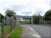 J0807 : Entrance gate of the new Dundalk Waste Water Treatment Works by Eric Jones