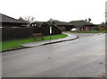 Bench and bus stop, Colwall