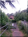 West Howe: kissing gate on footpath E56