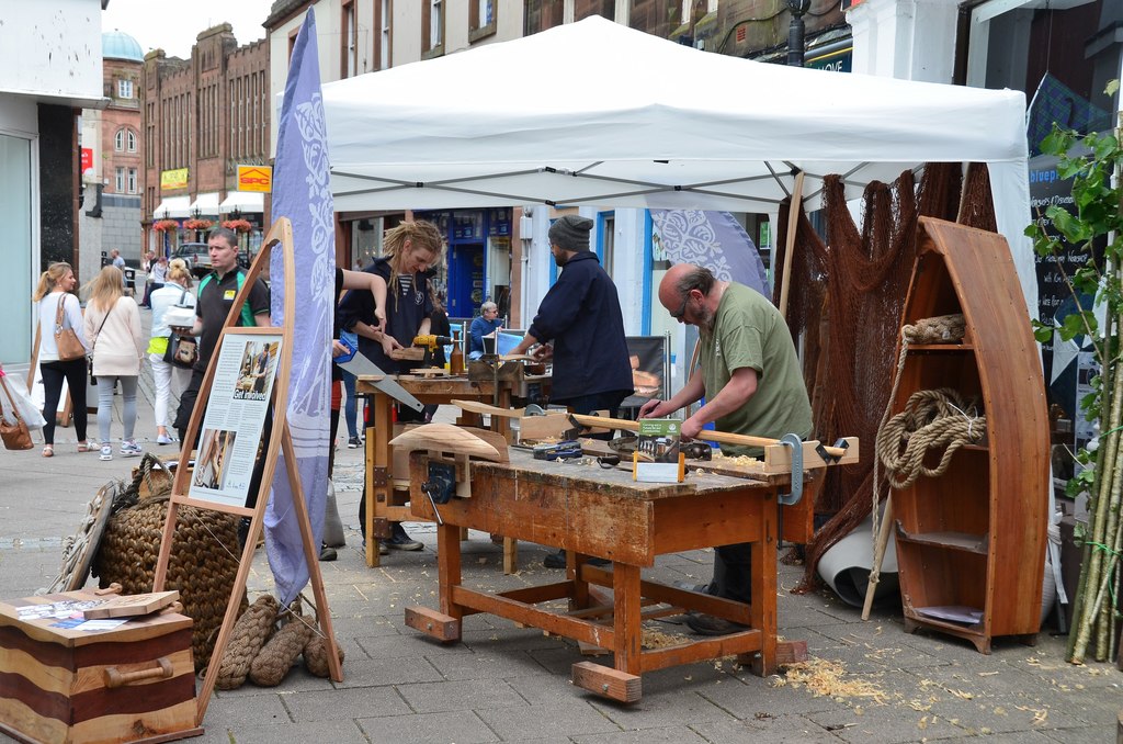 Woodworking demonstrations, Dumfries © Jim Barton :: Geograph Britain