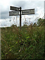TM0177 : Roadsign on High Street by Geographer