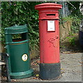 Victorian post box in Machynlleth