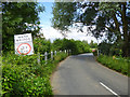 Weak bridge on North Lane, Marks Tey