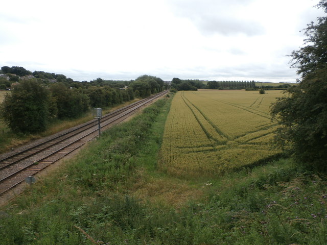 Twin Track Freight Line near Anston