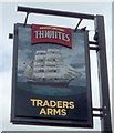 Sign for the Traders Arms, Mellor