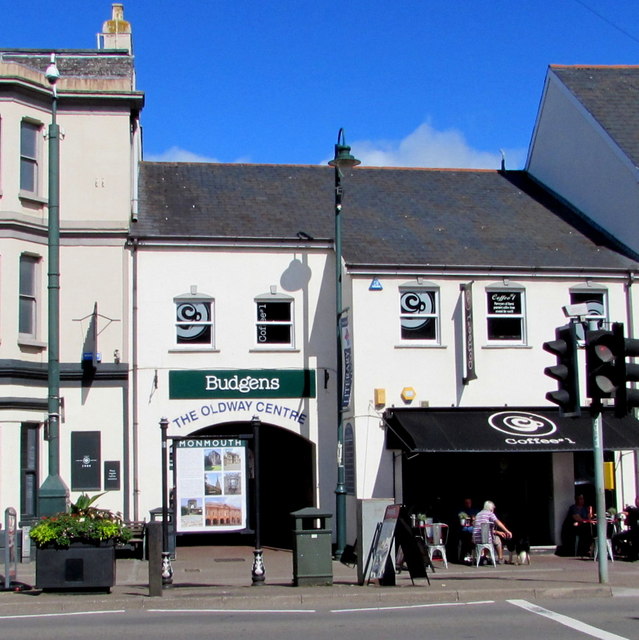 Entrance to Budgens, Monmouth