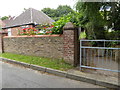 Footpath leaves Grange Road