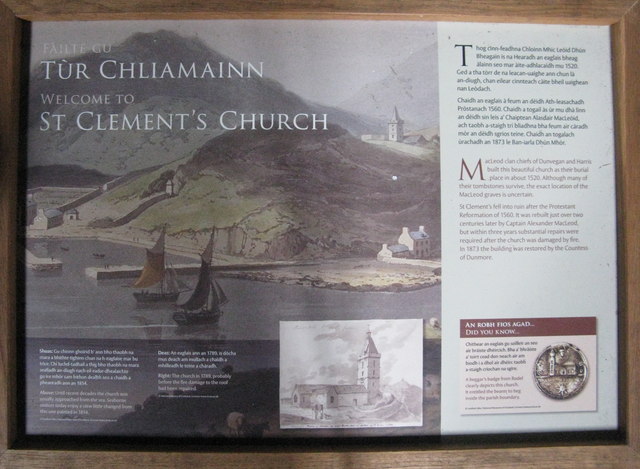 Fàilte gu Tùr Chliamainn - Welcome to St Clement's Church