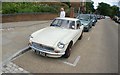 View of an MG MGB parked up on The Embankment