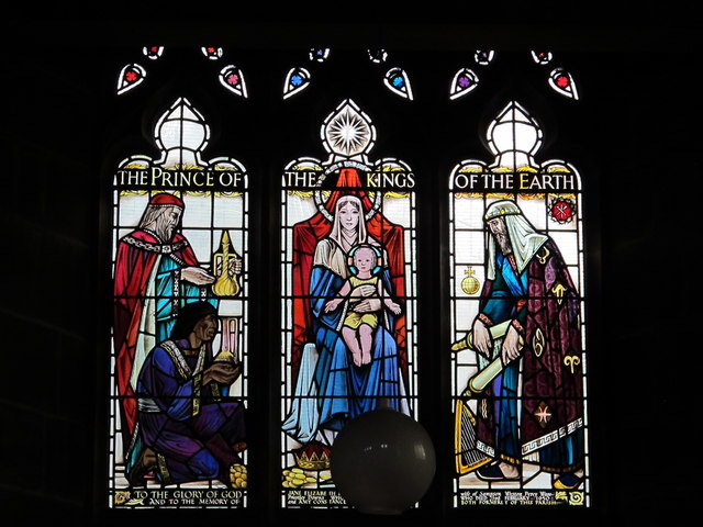 The Church of St. Matthew, Big Lamp, Summerhill Street, NE4 - stained glass window