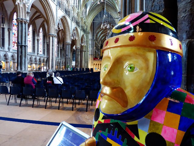 Baron of the Crystal Hues in Lincoln Cathedral