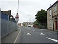 Approaching the level crossing near Briefield Railway Station