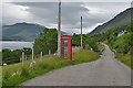 Ardindrean phone box and post box