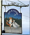 Sign for the Fox and Goose, Hebden Bridge