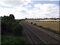 Midland main line railway south of Barkby Lane