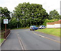 No Through Road sign, Pillmawr Circle, Malpas, Newport