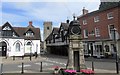 Much Wenlock clock tower.