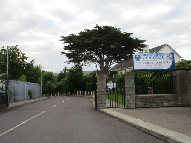 Entrance to Mount Mercy College on Model Farm Road